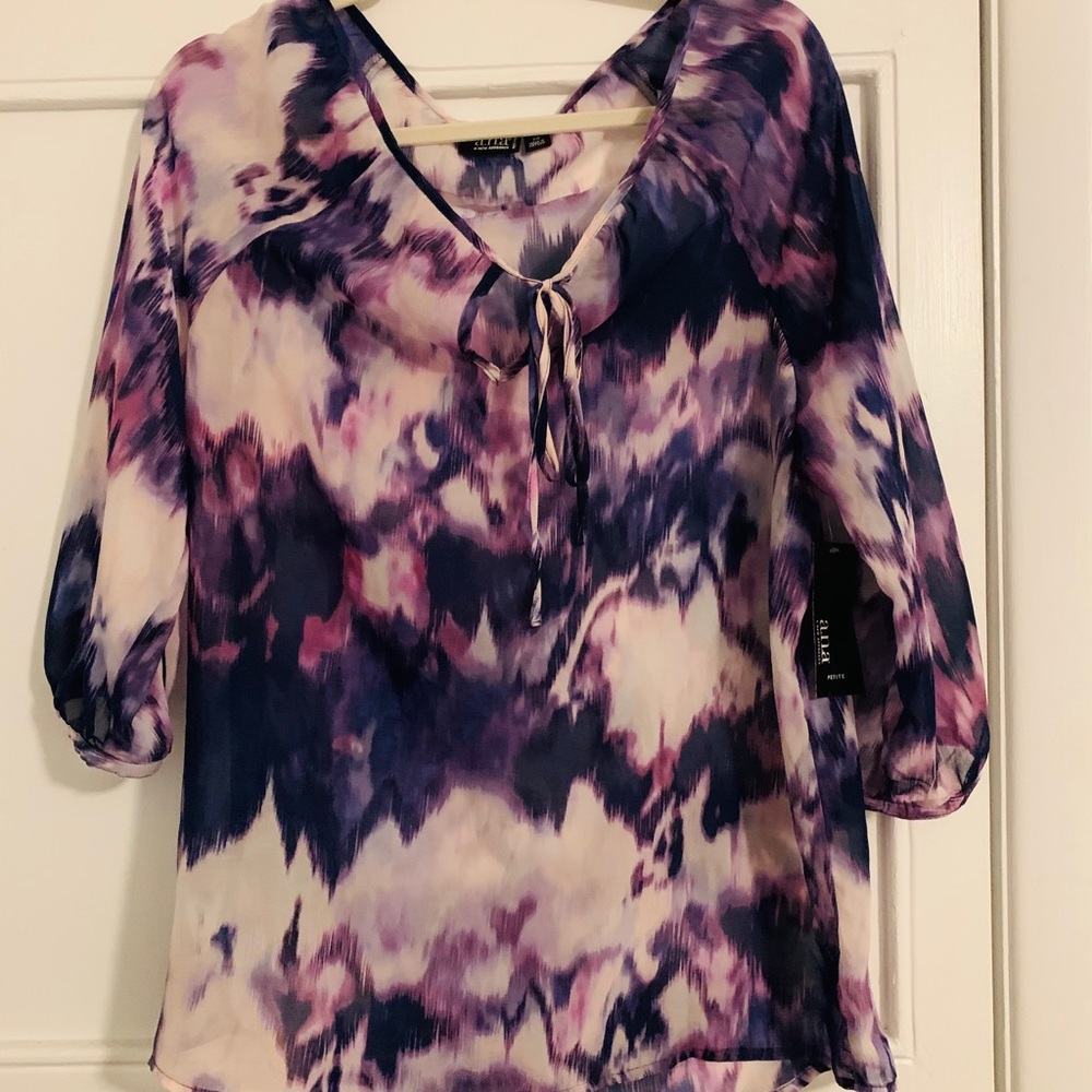 sheer blouse